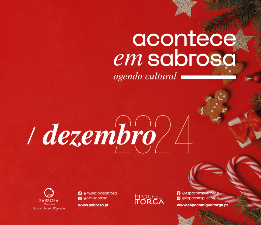 ACONTECE EM SABROSA - AGENDA CULTURAL | DEZEMBRO 2024