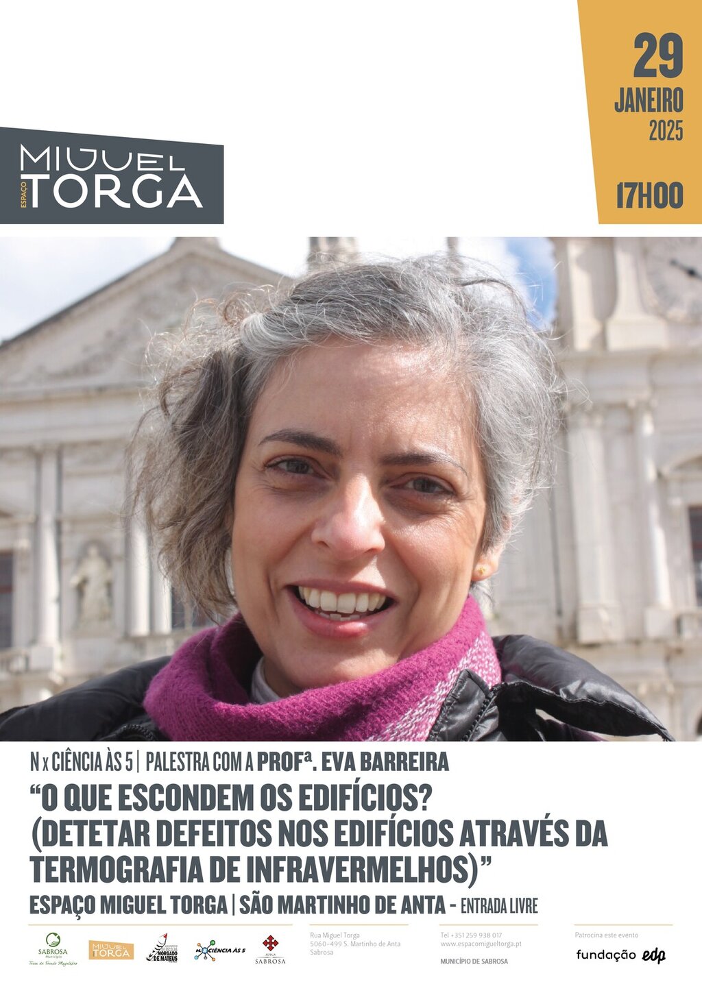 / 𝗡 𝗫 𝗖𝗜𝗘̂𝗡𝗖𝗜𝗔 𝗔̀𝗦 𝟱 / O que escondem os edifícios? Detetar defeitos nos edifícios através da ter...