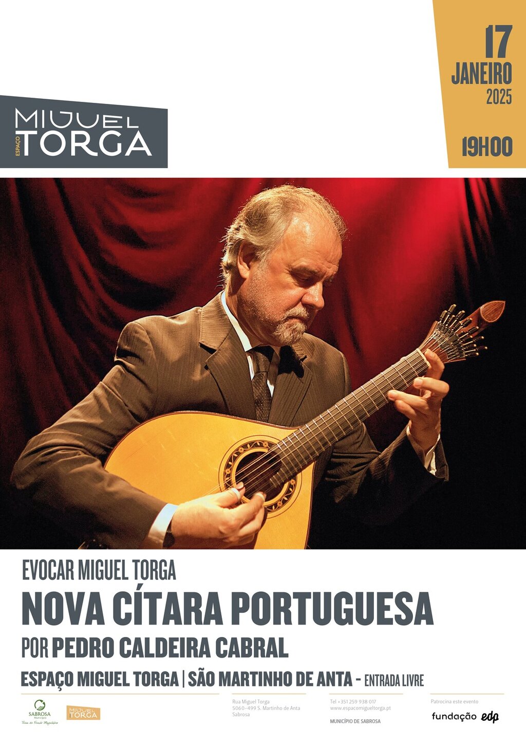 / 𝗘𝗩𝗢𝗖𝗔𝗥 𝗠𝗜𝗚𝗨𝗘𝗟 𝗧𝗢𝗥𝗚𝗔 / "Nova Cítara Portuguesa" por Pedro Caldeira Cabral