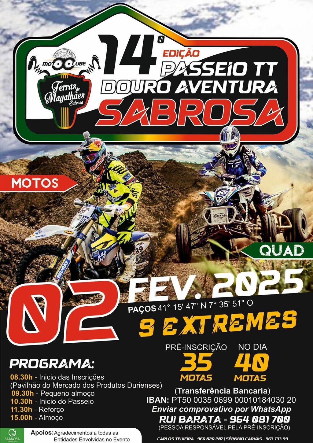 14.ª edição Passeio TT Douro Aventura Sabrosa