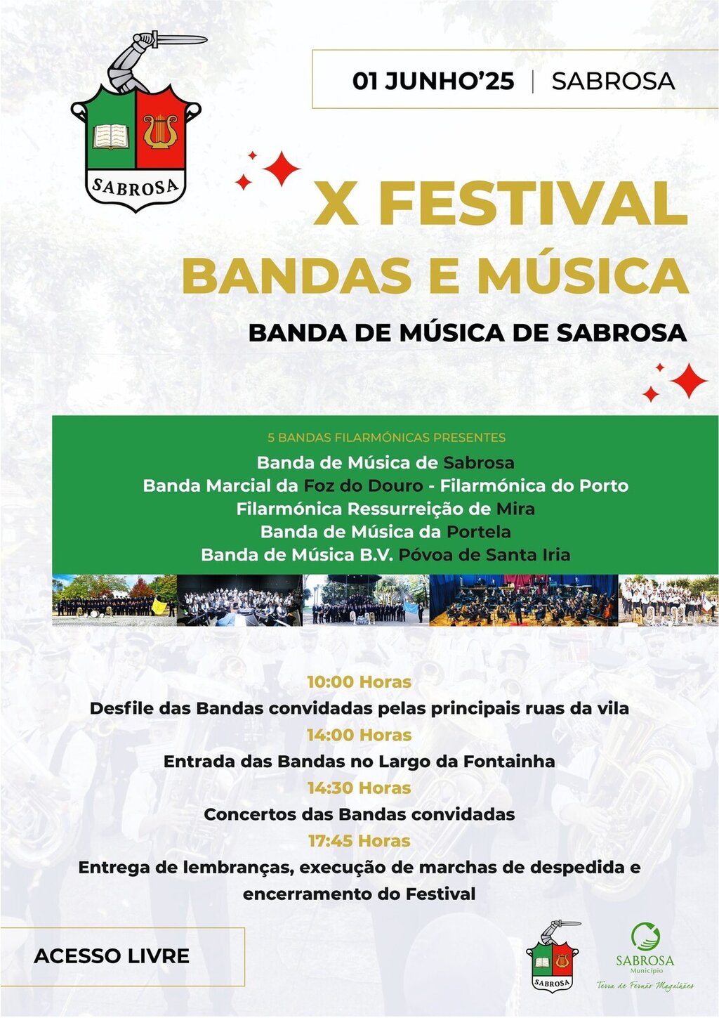 X FESTIVAL BANDAS E MÚSICA | Banda de Música de Sabrosa