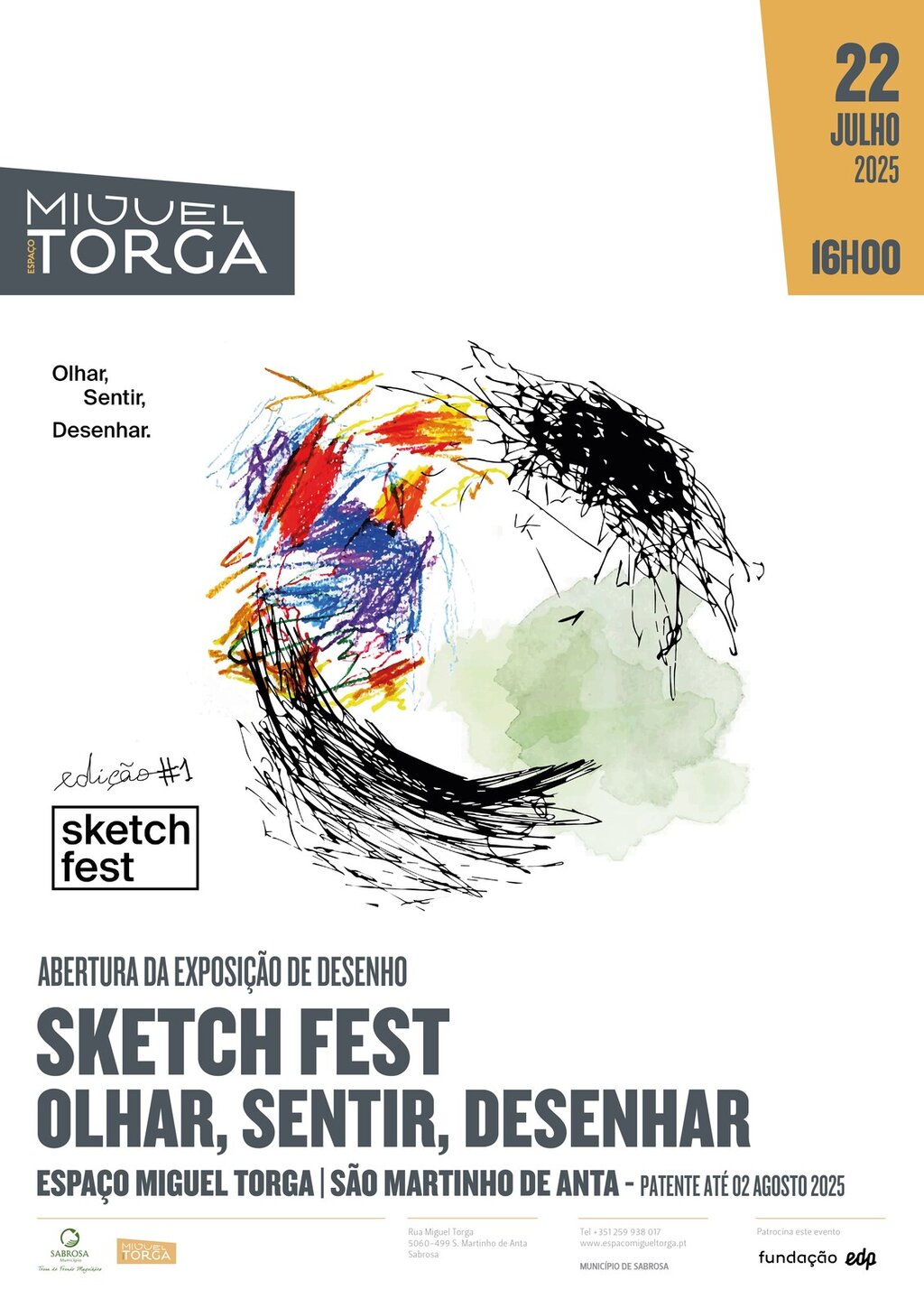 Abertura da Exposição de desenho "SKETCH FEST - Olhar, Sentir, Desenhar" 