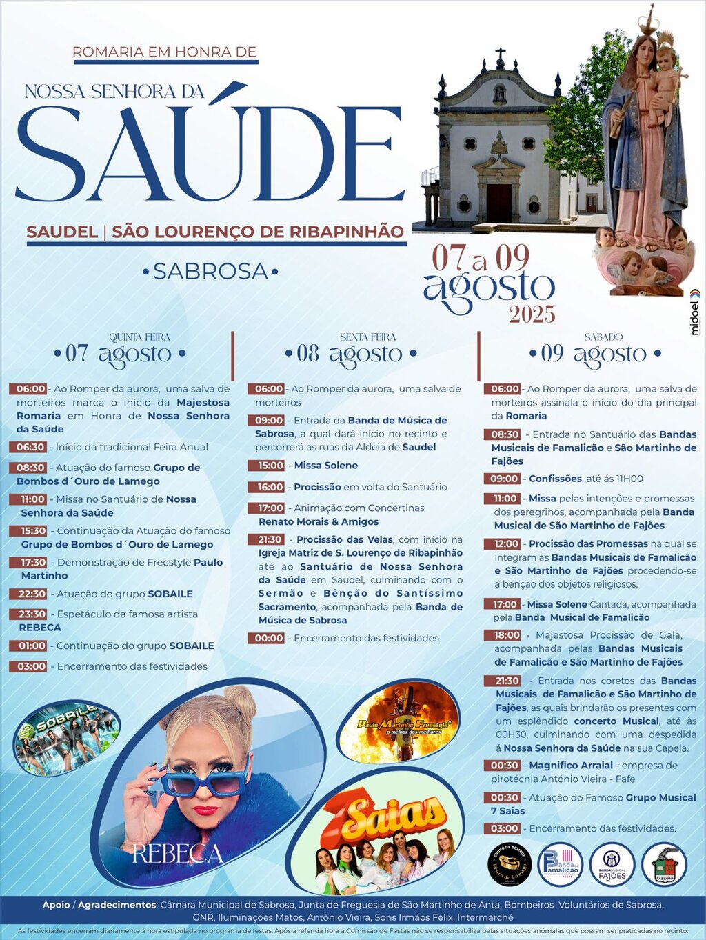 ROMARIA EM HONRA DE NOSSA SENHORA DA SAÚDE | SAUDEL