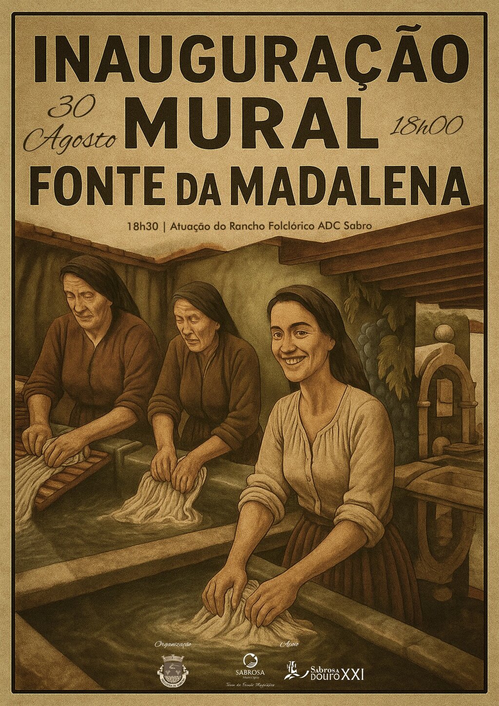 Inauguração do Mural da Fonte da Madalena 