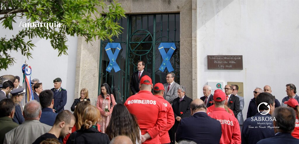 Sabrosa Comemorou o 25 de abril e homenageou o Papa Francisco