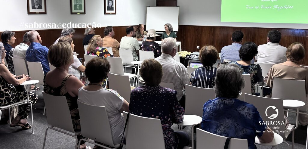 Encerramento do Ano Letivo 24/25 da Academia Sénior de Sabrosa assinalado na Biblioteca do CEISDTAD
