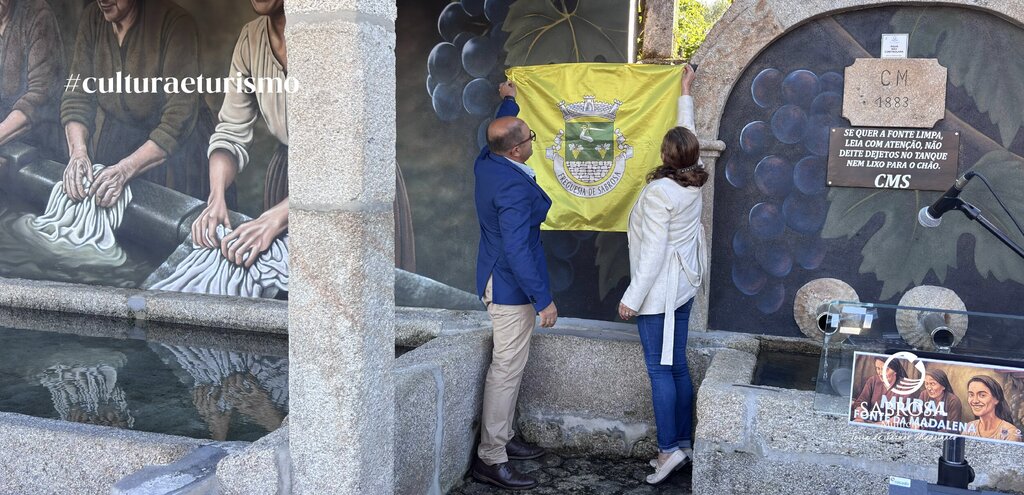 Inauguração do Mural da Fonte da Madalena homenageou as Lavadeiras de Sabrosa