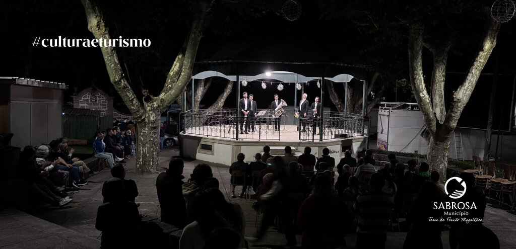 Quinteto de Metais da Banda Sinfónica Portuguesa atuou no Sabrosa Summer Fest