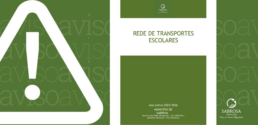 Aviso - Rede de Transportes Escolares - Ano Letivo 2025/2026