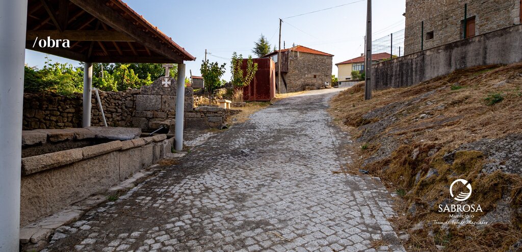 Rua do Tanque, em Garganta, foi pavimentada